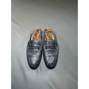 Laurna, Silver, SNKPRTLEA Sam Edelman Mule Women's Size 8.5 Pre-Owned